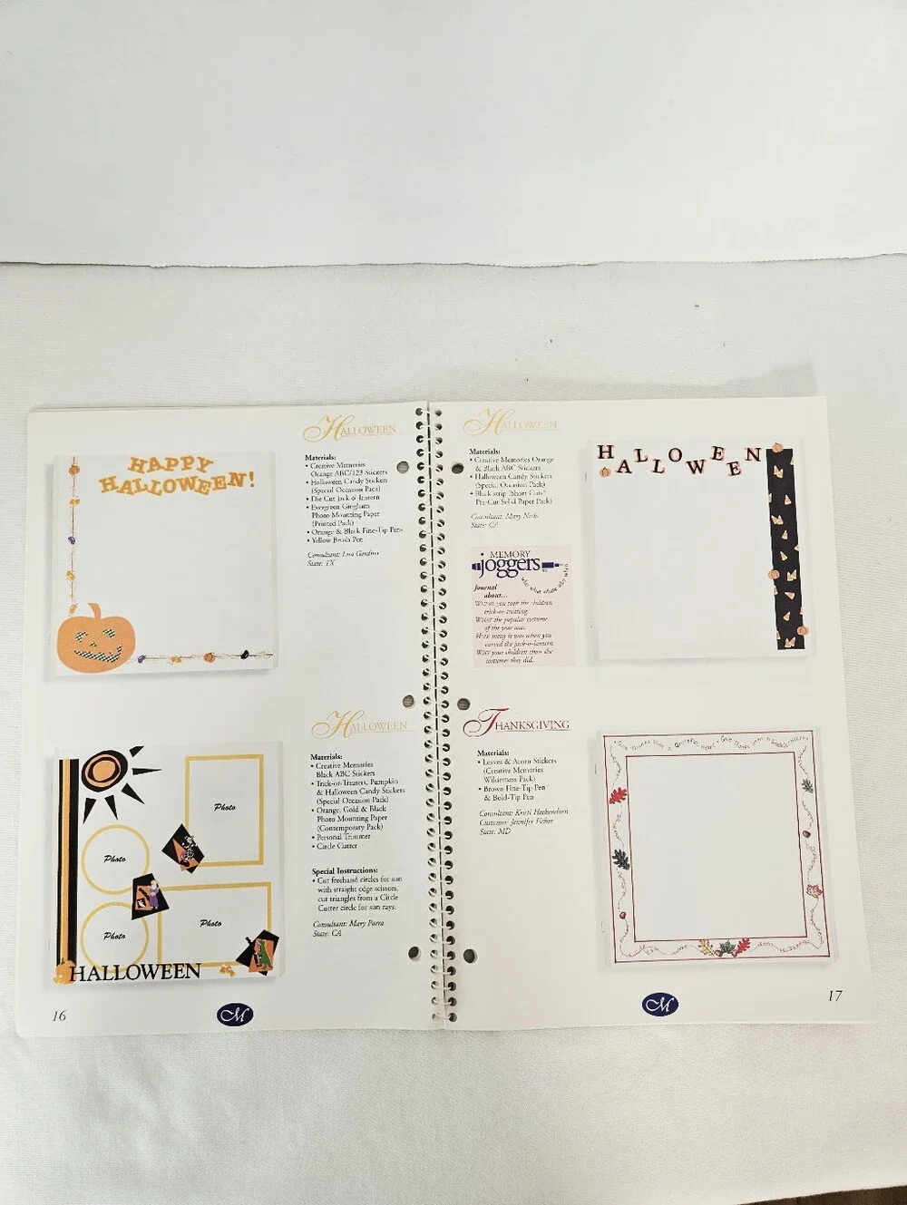 Creative Memories Scrapbook Page Design & Layout Ideas Volume V Book 1999